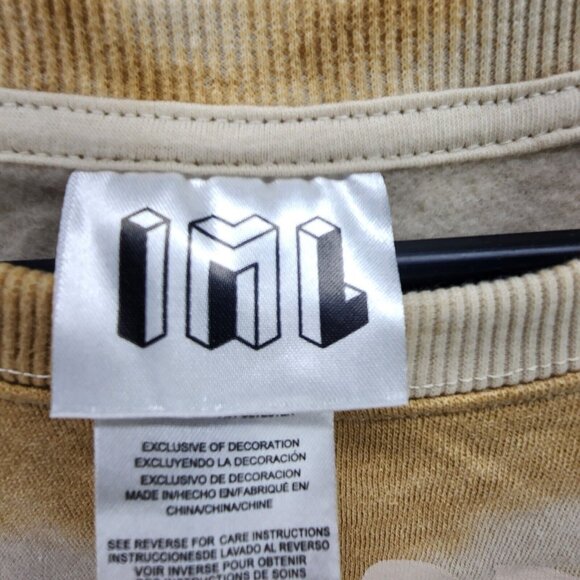 Womens IML Tan Tie Dye Sweatshirt Strong Women Crewneck Long Sleeve Size S - Picture 3 of 7